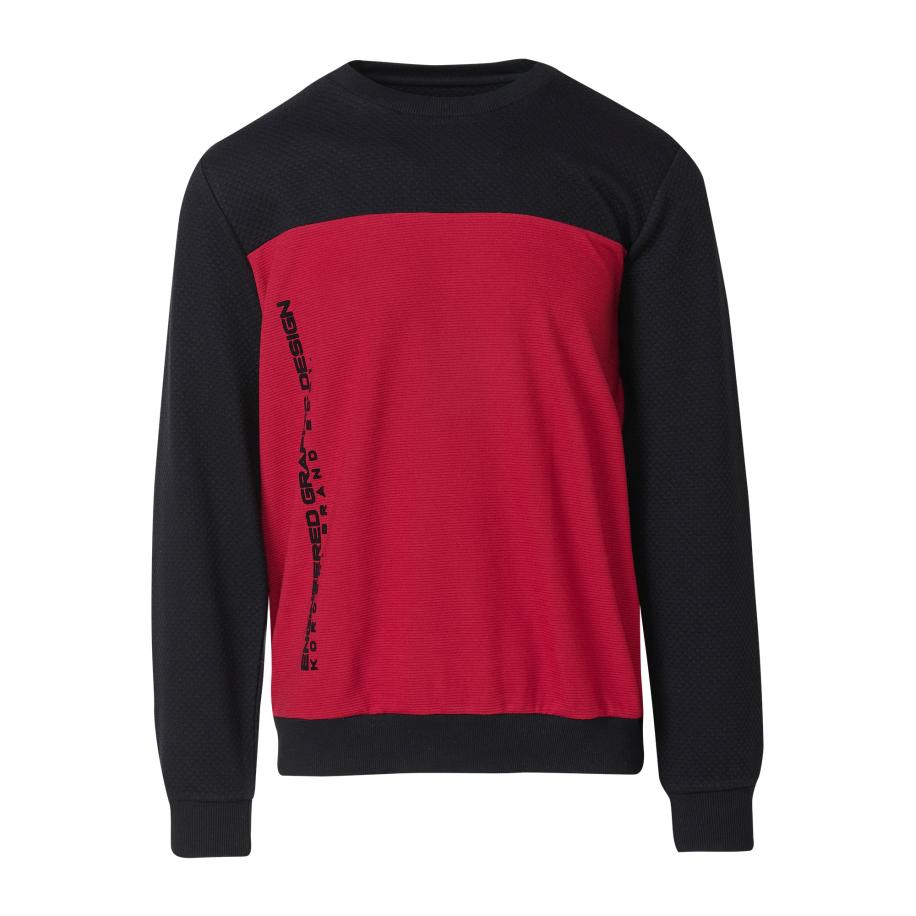 KOROSHI Trui rood / zwart Rood