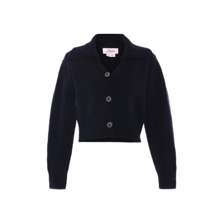 aleva aleva Gebreid vest zwart