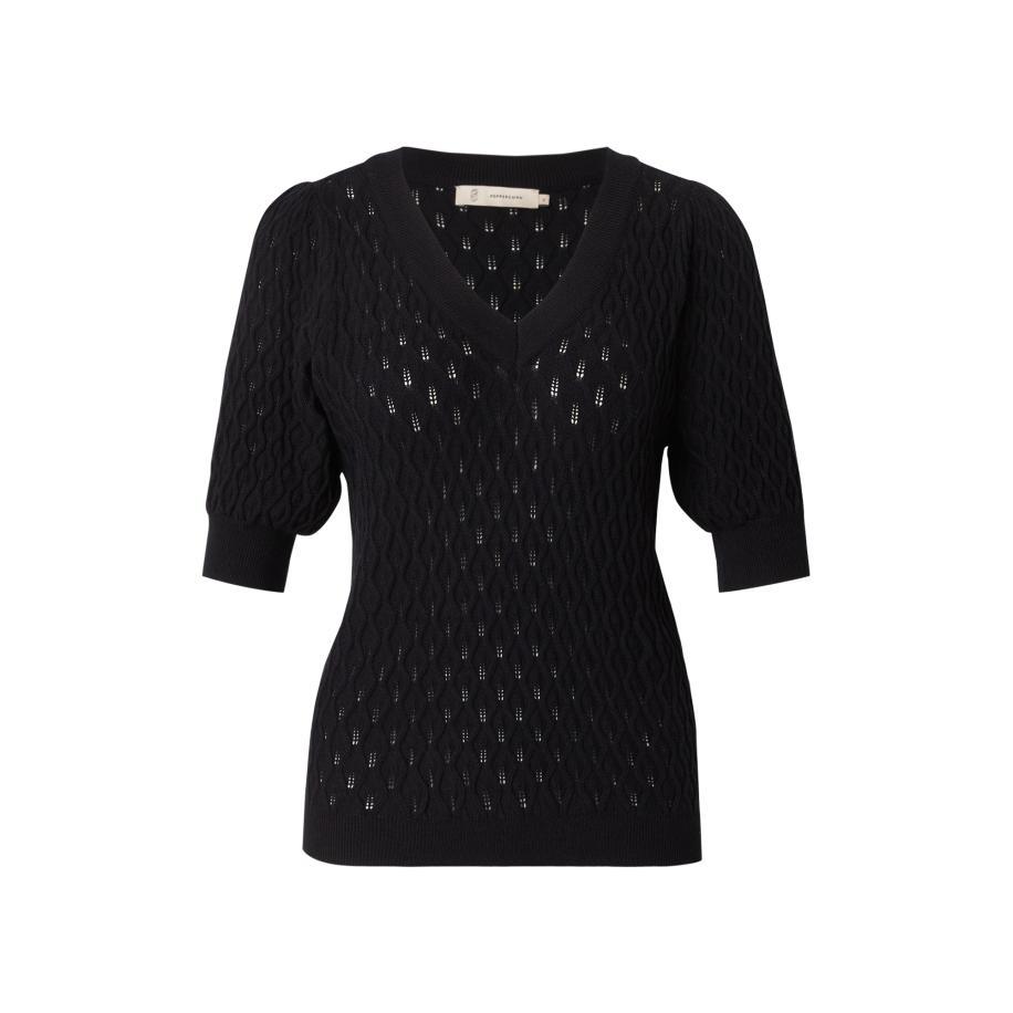 Peppercorn Trui Rosalia zwart Zwart