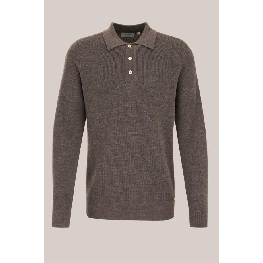 Van Gils van Gils Trui donkerbruin Bruin