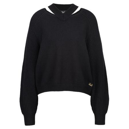 19V69 ITALIA 19V69 ITALIA Trui Florentina zwart / wit