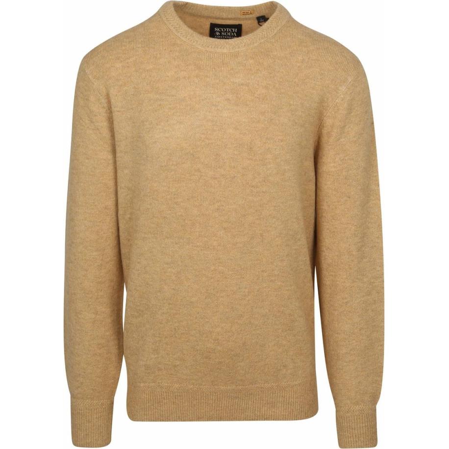 Scotch and Soda Soft Knit Pullover Beige Bruin