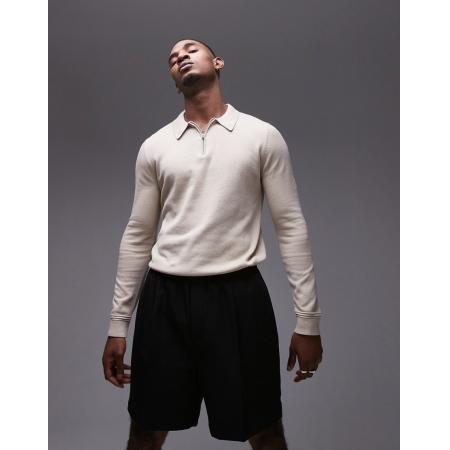 Topman - Essential - Polo in beige-Neutraal