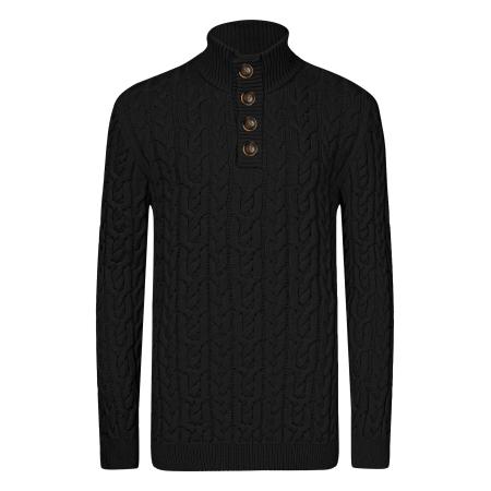 Jimmy Sanders Jimmy Sanders Trui zwart