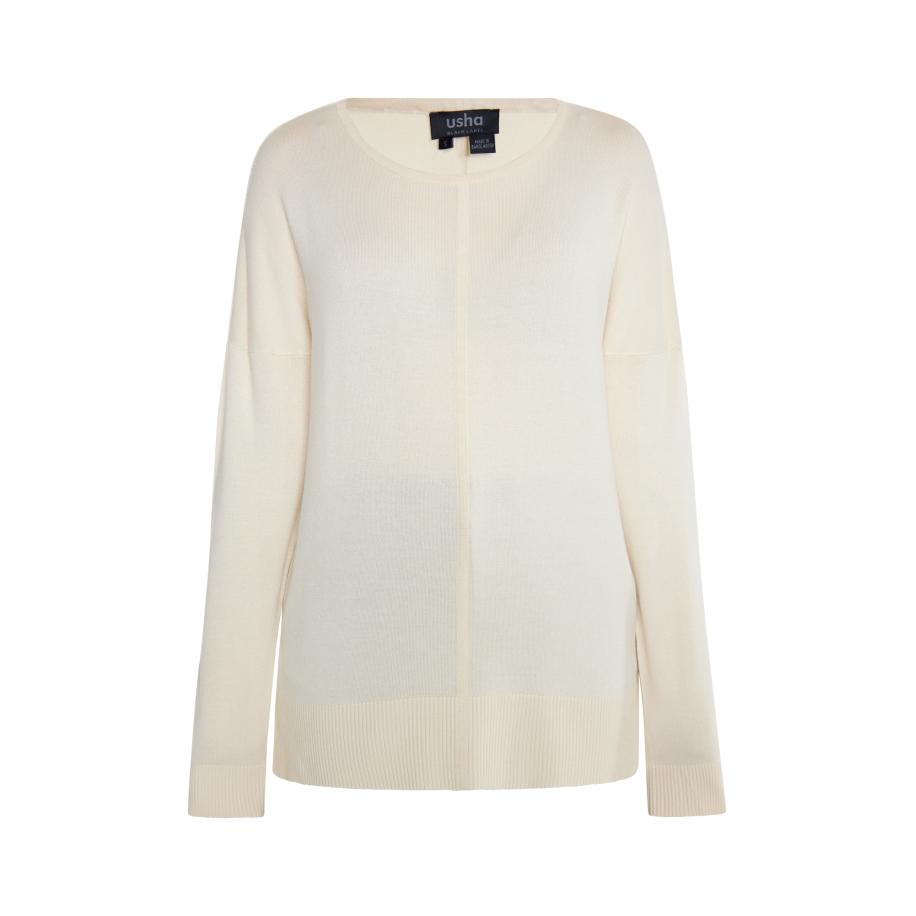 Usha usha BLACK LABEL Trui Nowles crème -