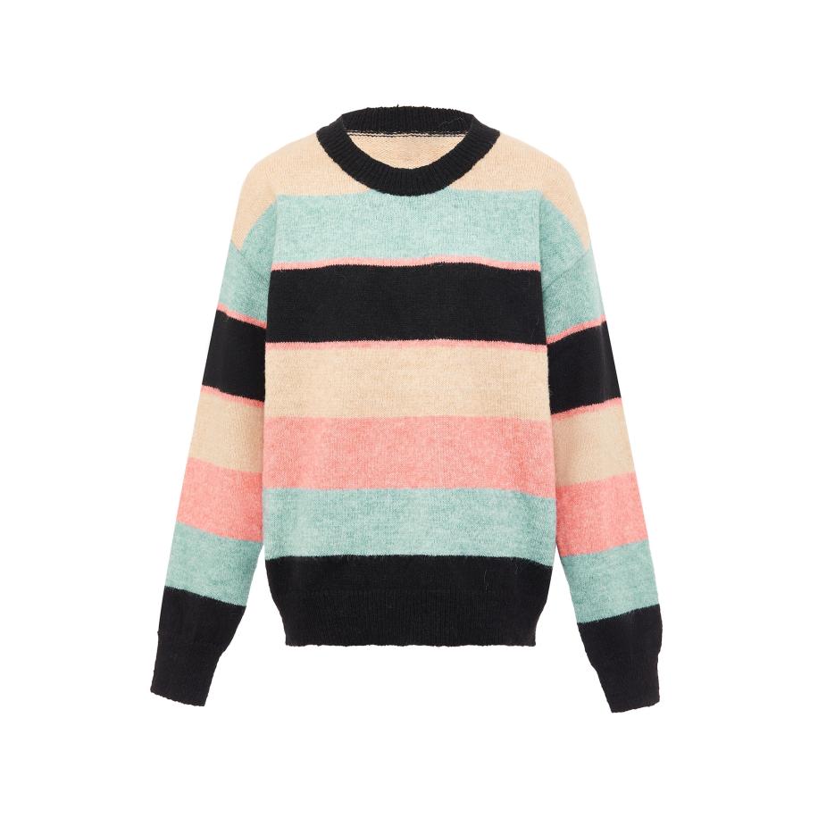 Jalene Jalene Trui hemelsblauw / pitaja roze / poederroze / zwart -