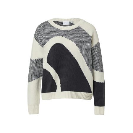 comma casual identity comma casual identity Trui lichtbeige / zwart