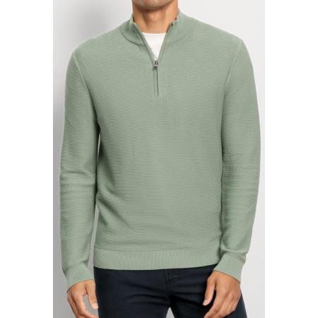 OLYMP Casual Coltrui lichtgroen, Gestructureerd