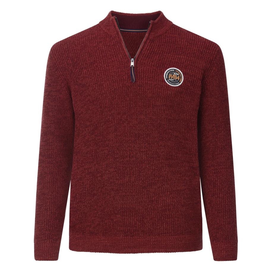 jan vanderstorm Jan Vanderstorm Trui Ragnarlod gemengde kleuren / donkerrood -