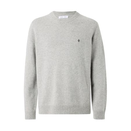 Samsøe & Samsøe Samsøe Samsøe Trui Patrik grijs gemêleerd / zwart