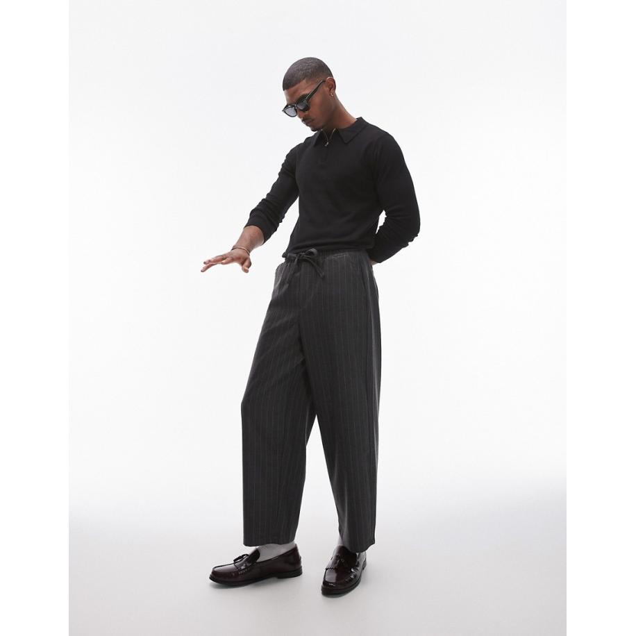 Topman - Essential - Polo in zwart Zwart