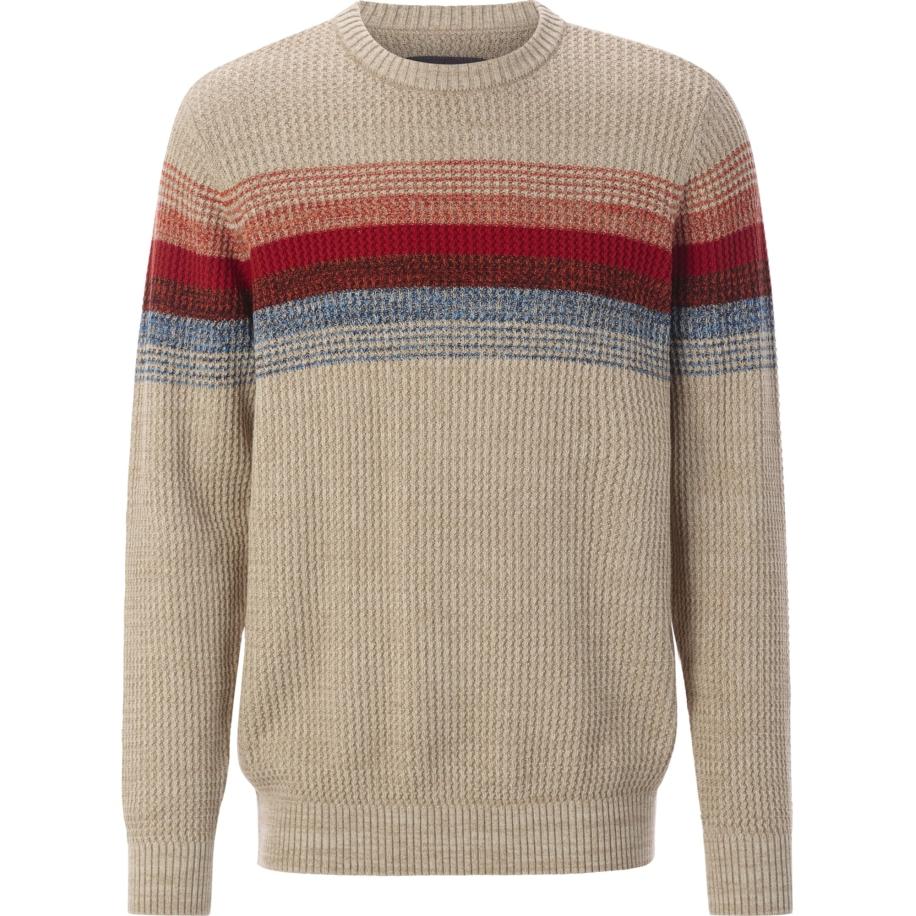 BABISTA BABISTA Trui beige / blauw gemêleerd / rood gemêleerd -