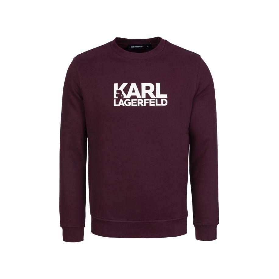 Karl Lagerfeld Sweatshirt bordeaux / wit Rood