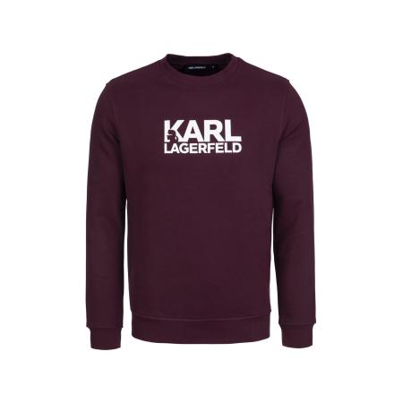 Karl Lagerfeld Sweatshirt bordeaux / wit