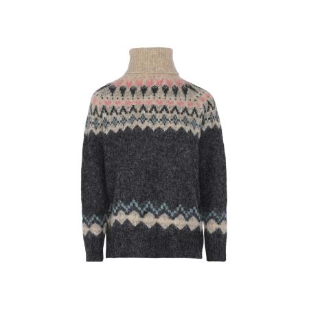 Jalene Trui beige gemêleerd / turquoise / grijs gemêleerd / zalm roze