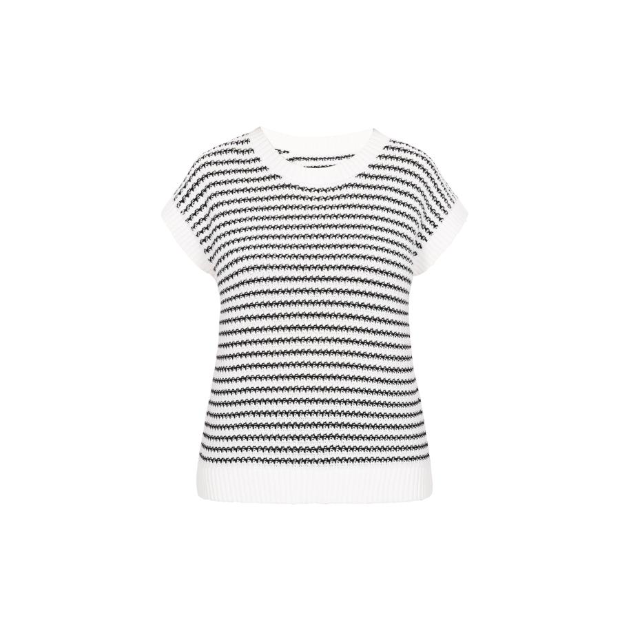 Usha usha FESTIVAL Trui zwart / wit -