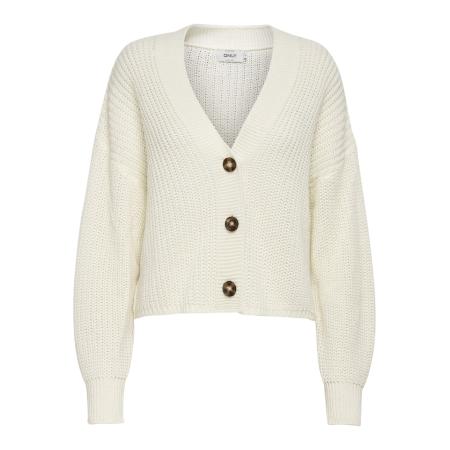 Only ONLY Gebreid vest ONLCarol wit