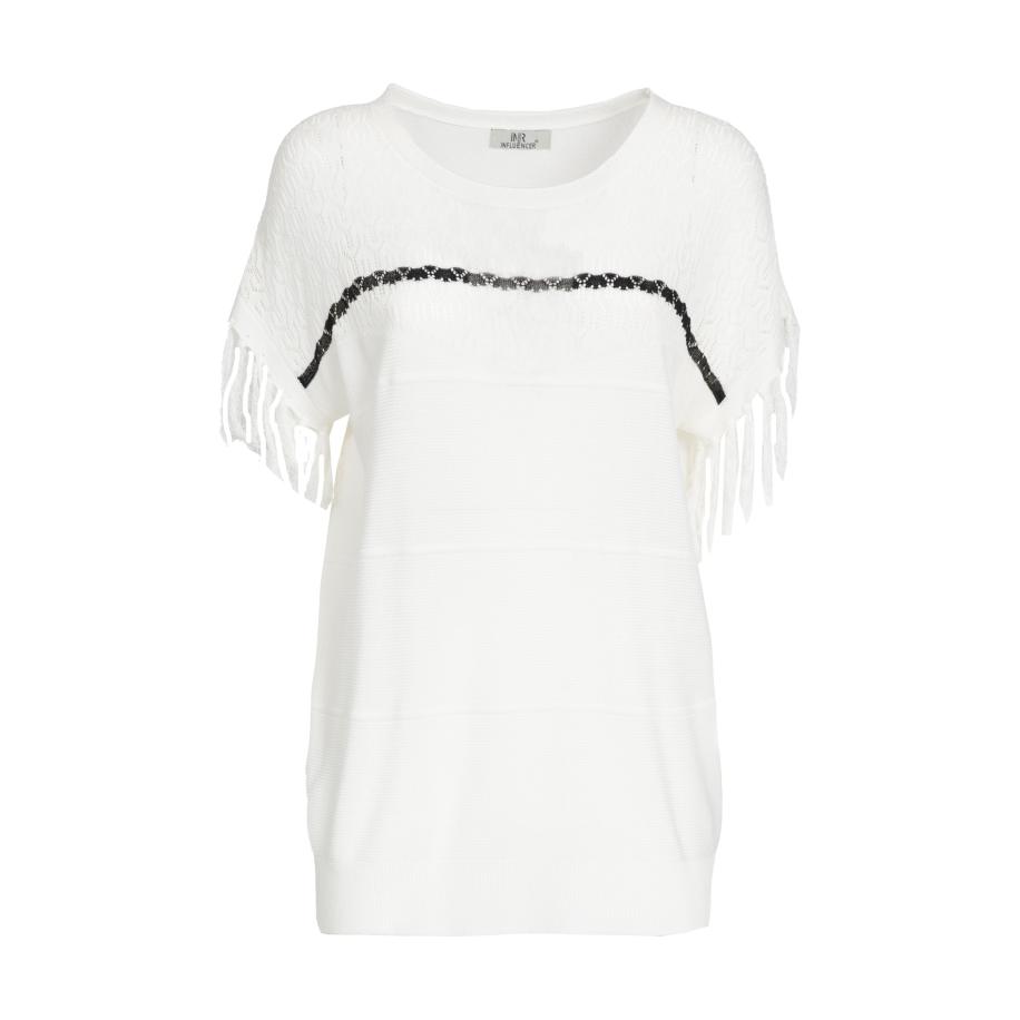 Influencer Influencer Trui zwart / wit -