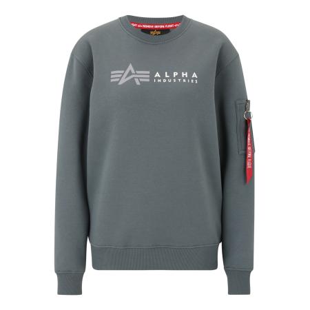 Alpha Industries ALPHA INDUSTRIES Sweatshirt cyaan blauw / grijs / rood / wit