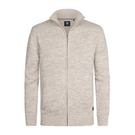 Petrol Industries Petrol Industries Gebreid vest grijs gemêleerd