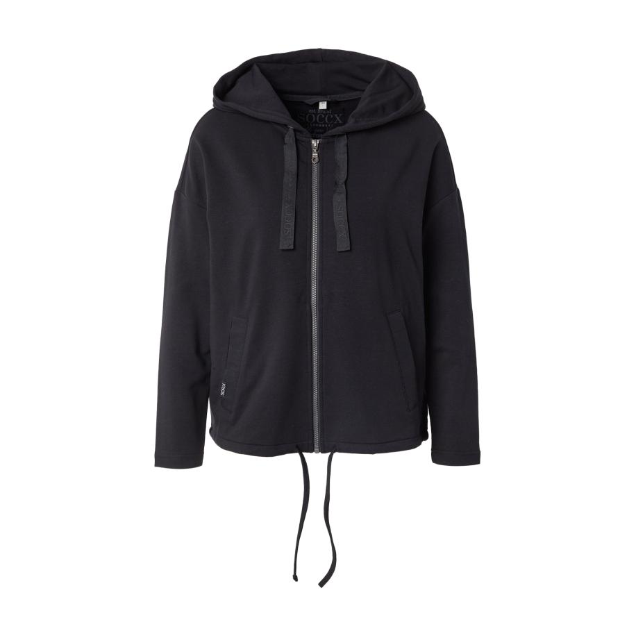 Soccx Soccx Sweatvest antraciet / zwart -