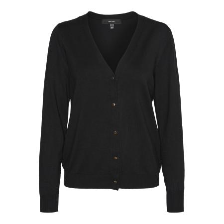 Vero Moda VERO MODA Gebreid vest Silje goud / zwart