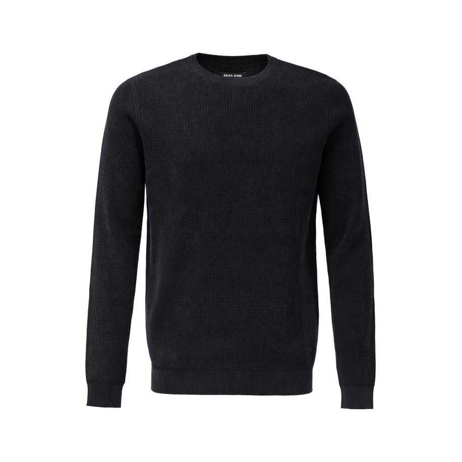 Salsa Salsa Jeans Trui antraciet / zwart -