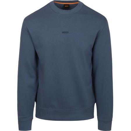 BOSS Trui Smallcrew Blauw