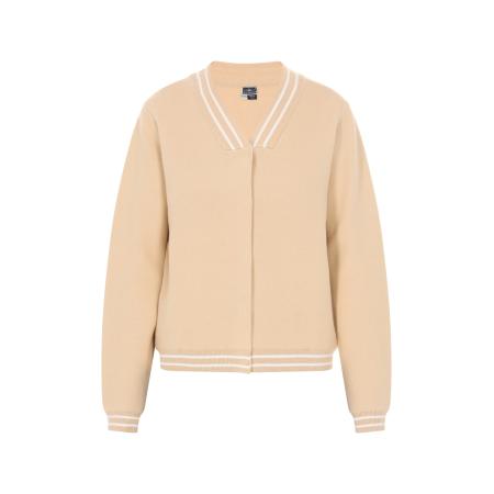 DreiMaster DreiMaster Maritim Gebreid vest chamois / wit