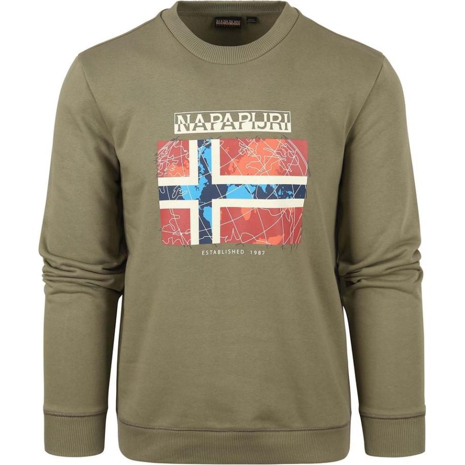 Napapijri Guiro Sweater Groen Groen