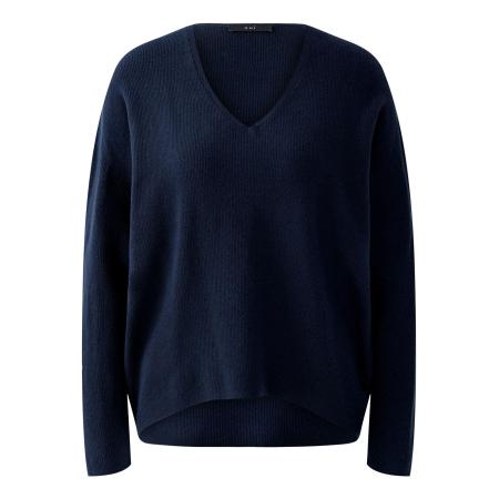 Oui OUI Trui Freyja donkerblauw