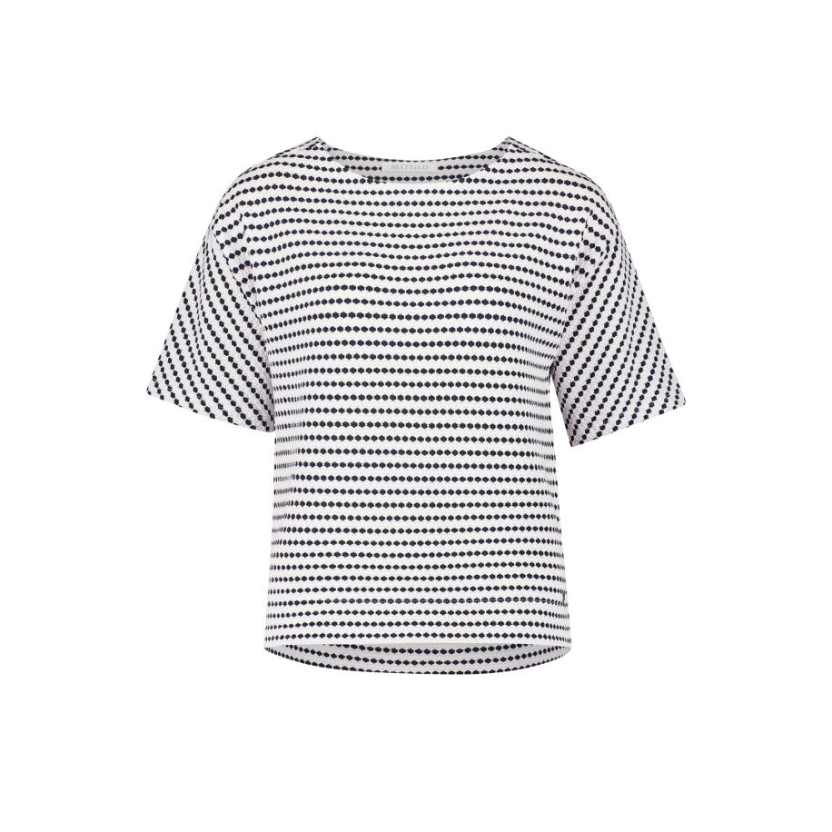 Betty & Co Betty & Co Trui zwart / wit -