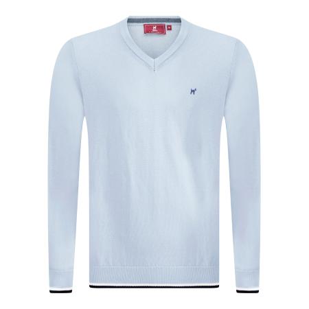 Williot Williot Trui blauw / zwart / wit