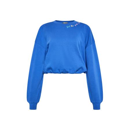 ebeeza ebeeza Sweatshirt aqua / neonblauw / pasteelgeel / rosa