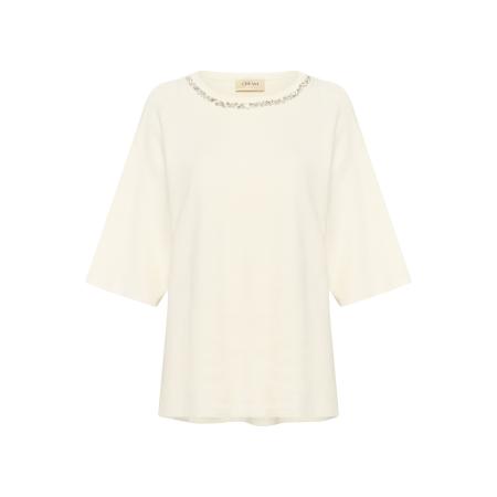 Cream Cream Trui transparant / eierschaal