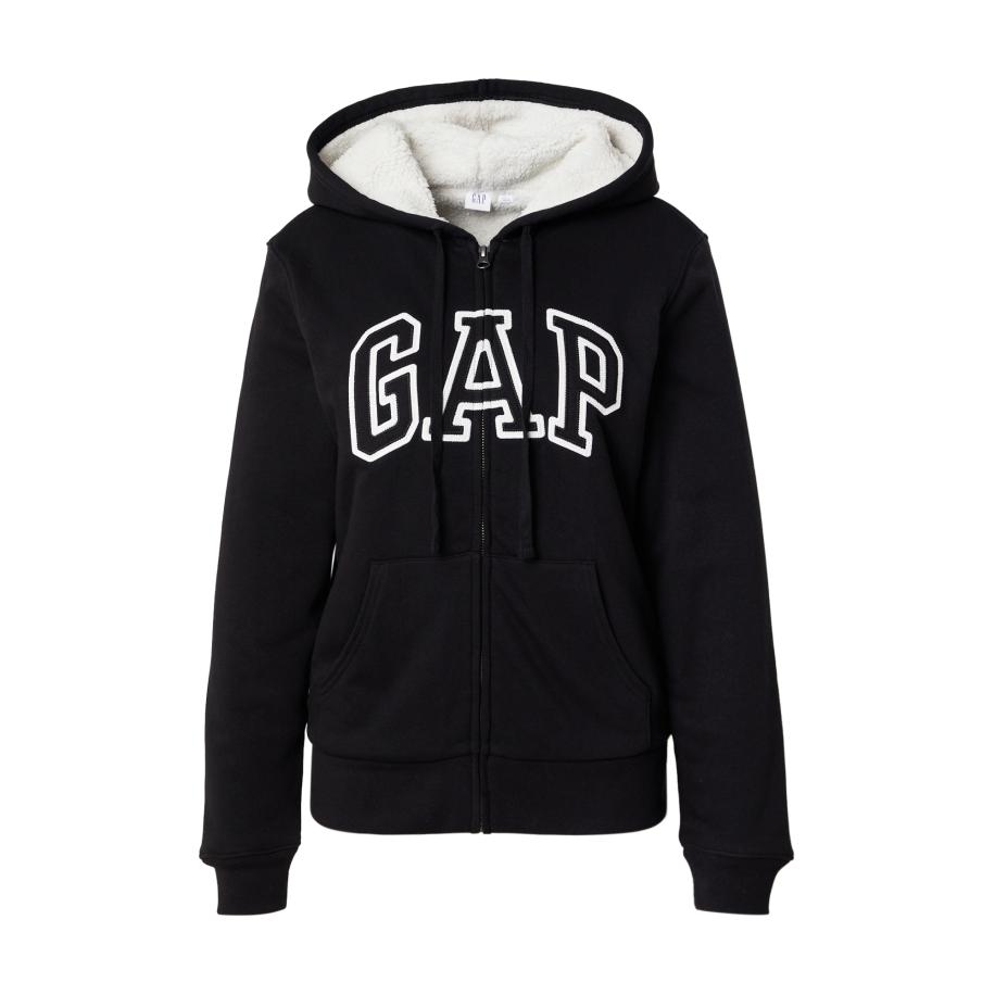 GAP GAP Sweatvest HERITAGE zwart / wit -