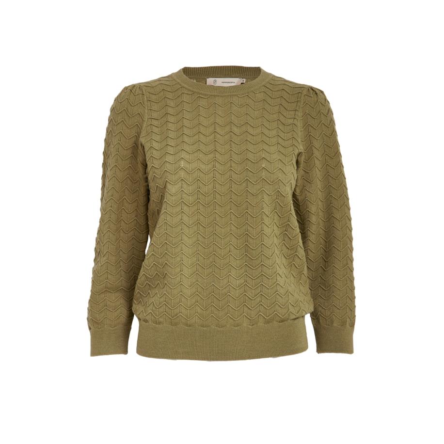 Peppercorn Trui Rosy kiwi Groen