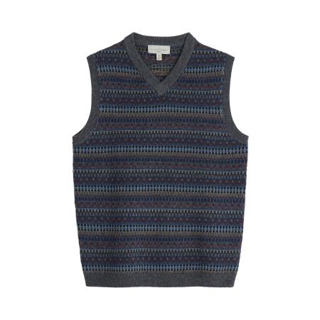 Seasalt Cornwall Seasalt Cornwall Trui Walt beige / blauw / donkerblauw / donkerrood