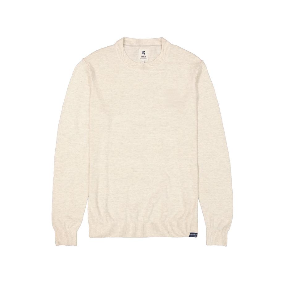 Garcia GARCIA Trui wit gemêleerd -