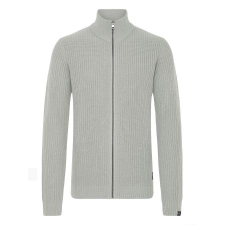 !Solid Gebreid vest Arno grijs