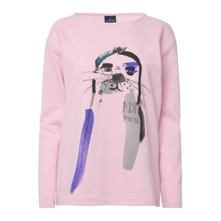 LAURASØN LAURASØN Sweatshirt grijs / oudroze