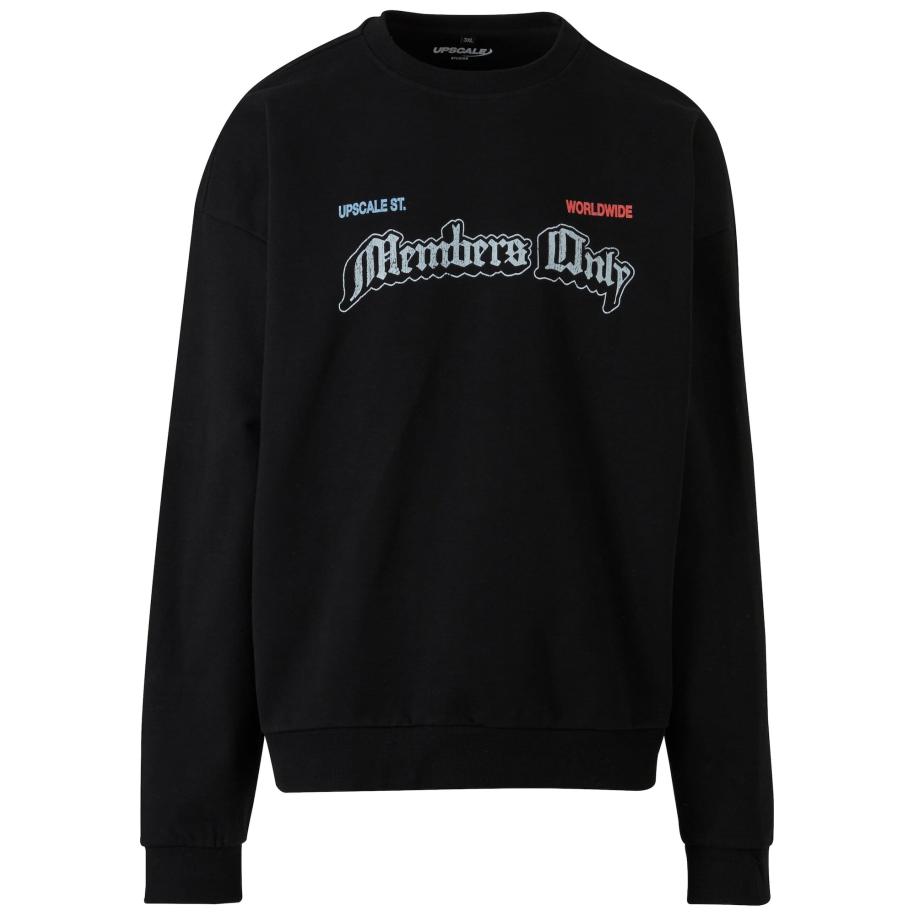 MT Upscale Sweatshirt Only Members lichtblauw / donkergrijs / rood / zwart Zwart