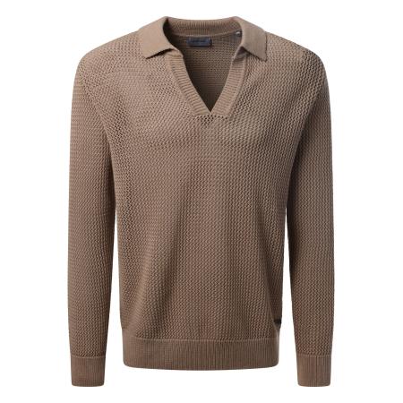 Pierre Cardin PIERRE CARDIN Trui lichtbruin