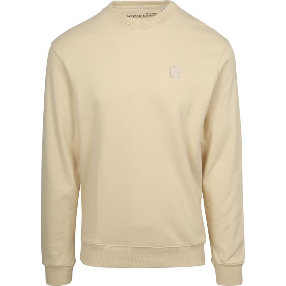 Scotch and Soda Essential Sweater Ecru Bruin