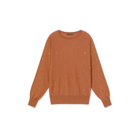 Lola Casademunt Lola Casademunt Trui cognac / goud