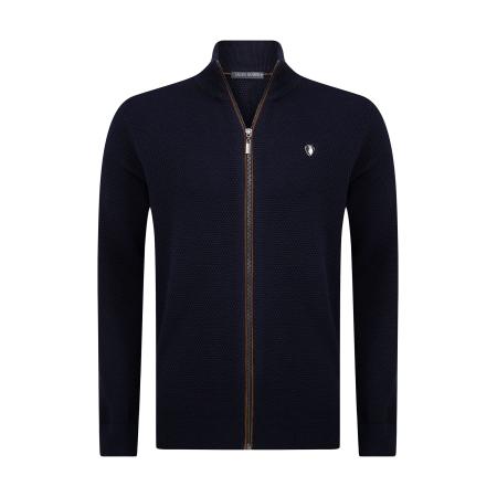 Jacey Quinn Jacey Quinn Gebreid vest navy / bruin