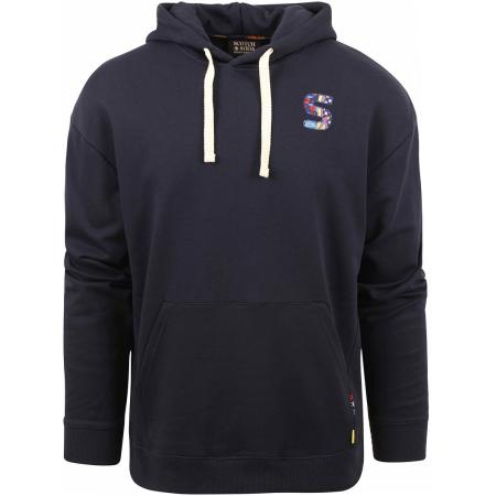Scotch and Soda Bandana Hoodie Navy