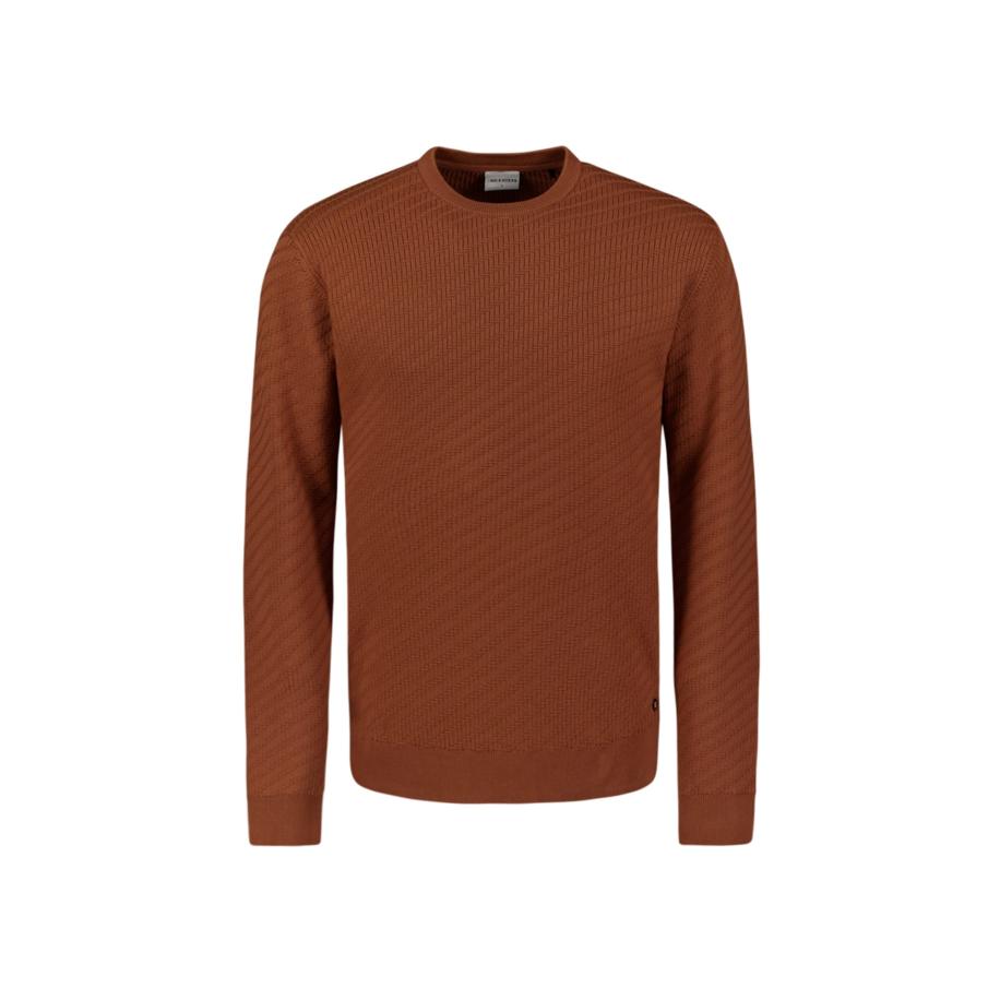 No Excess No Excess Trui kastanjebruin -