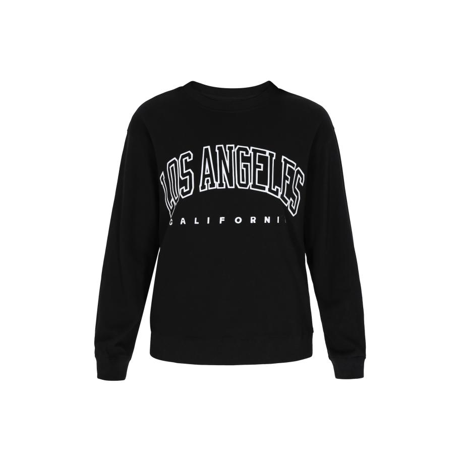 SANIKA SANIKA Sweatshirt Fashion Look zwart / wit -