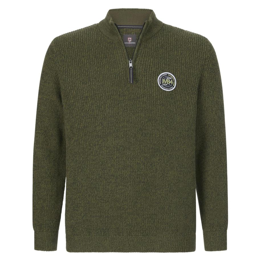 jan vanderstorm Jan Vanderstorm Trui Ragnarlod olijfgroen -